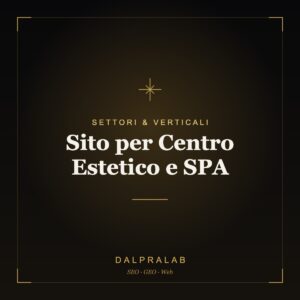 Sito per Centro Estetico e SPA | Dalpralab