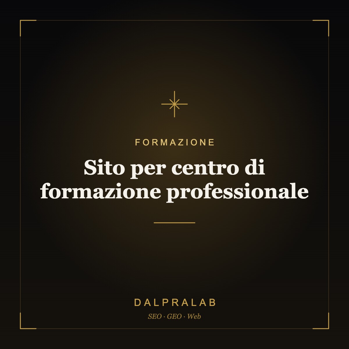 Sito per centro di formazione professionale | Dalpralab