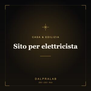 Sito per elettricista | Dalpralab