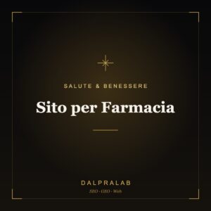 Sito per Farmacia | Dalpralab