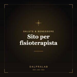 Sito per fisioterapista | Dalpralab