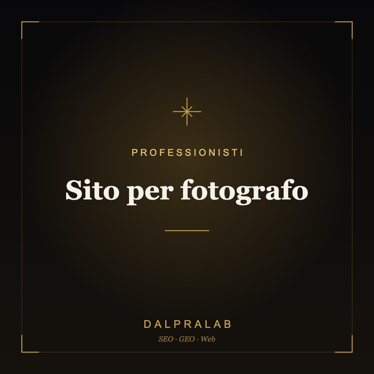 Sito per fotografo | Dalpralab