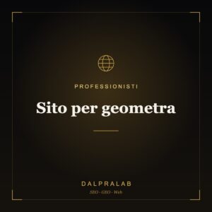 Sito per geometra | Dalpralab