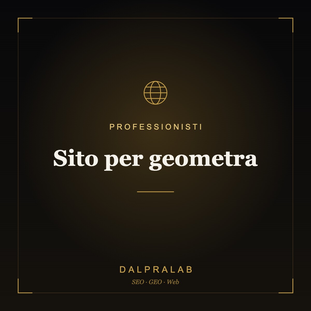 Sito per geometra | Dalpralab