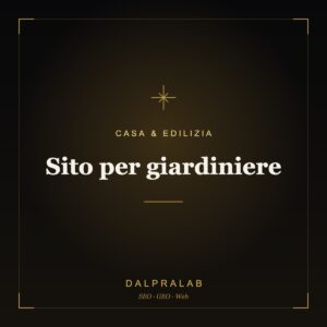 Sito per giardiniere | Dalpralab