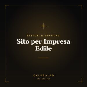 Sito per Impresa Edile | Dalpralab