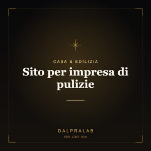 Sito per impresa di pulizie | Dalpralab