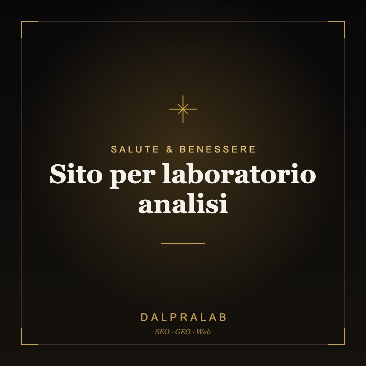 Sito per laboratorio analisi | Dalpralab