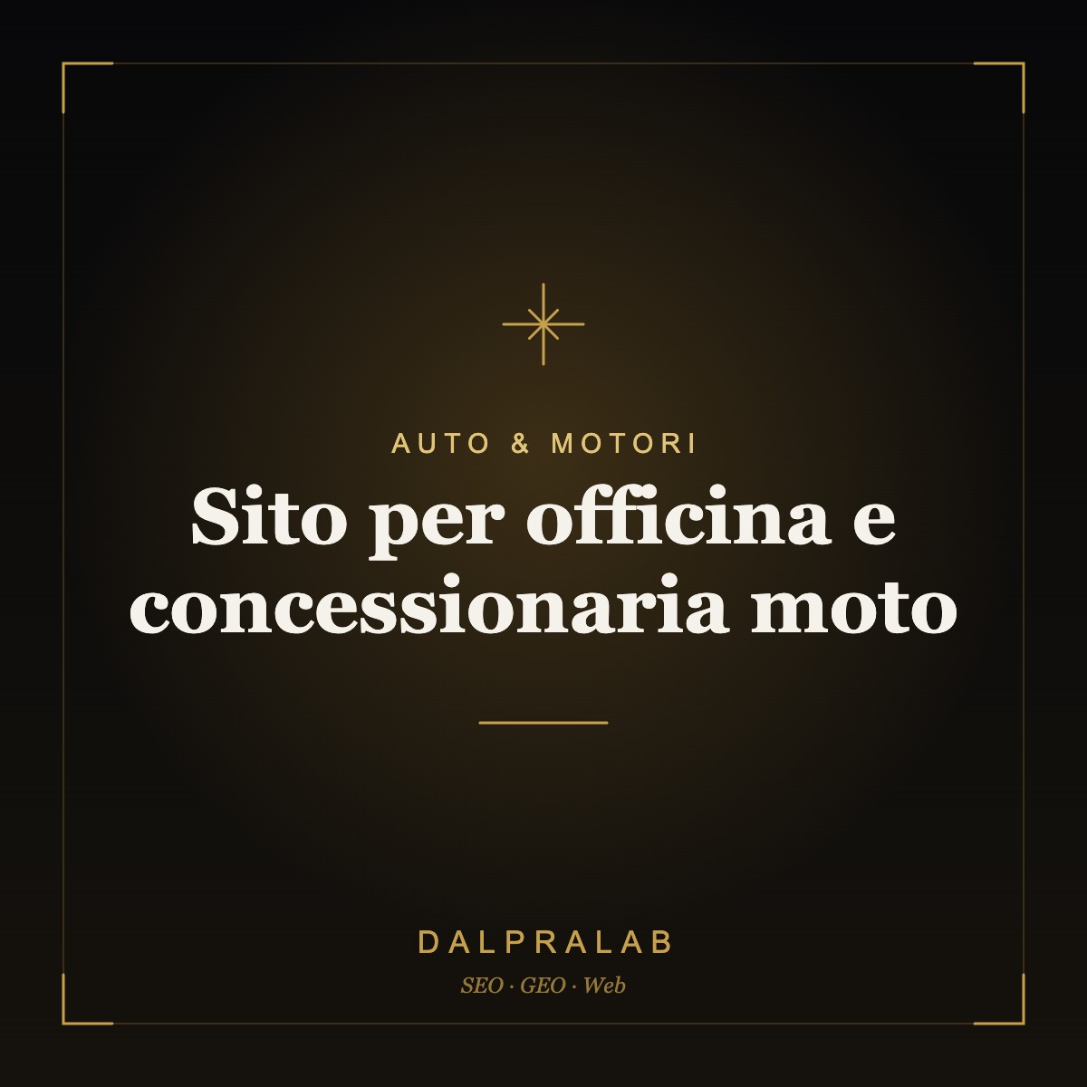 Sito per officina e concessionaria moto | Dalpralab