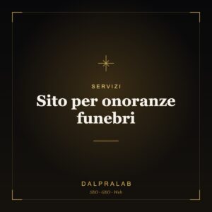 Sito per onoranze funebri | Dalpralab