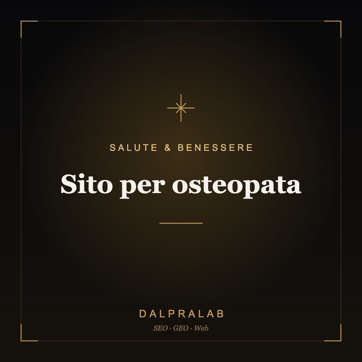 Sito per osteopata | Dalpralab