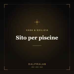 Sito per piscine | Dalpralab