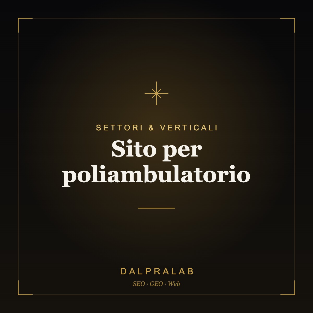 Sito per poliambulatorio | Dalpralab