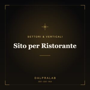 Sito per Ristorante | Dalpralab