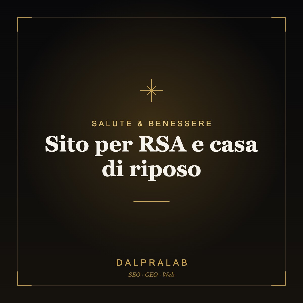 Sito per RSA e casa di riposo | Dalpralab