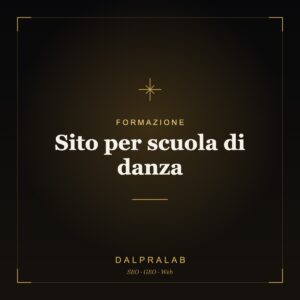 Sito per scuola di danza | Dalpralab