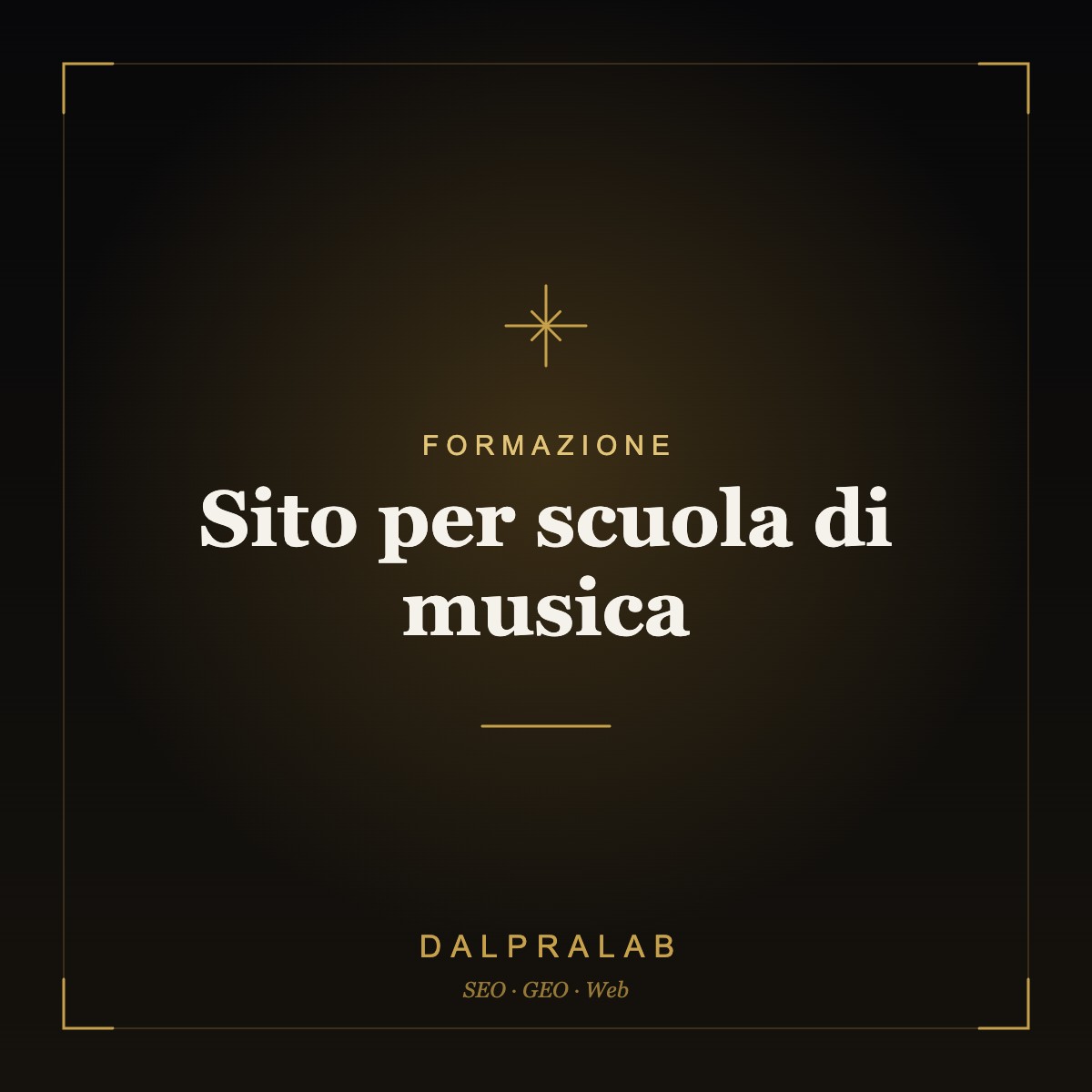 Sito per scuola di musica | Dalpralab