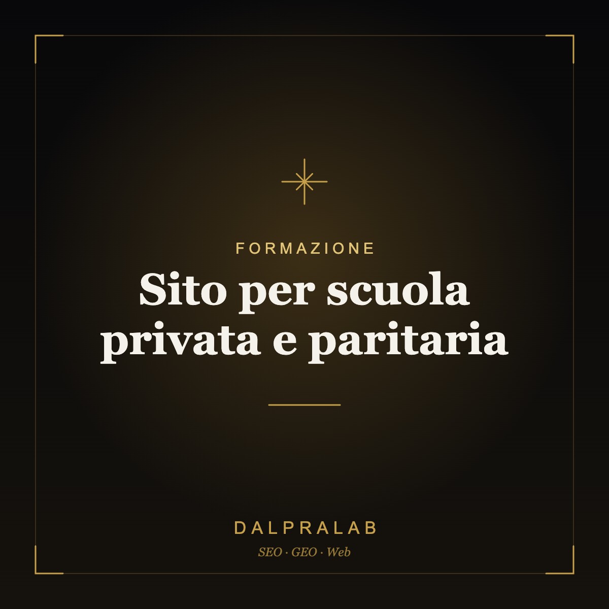 Sito per scuola privata e paritaria | Dalpralab