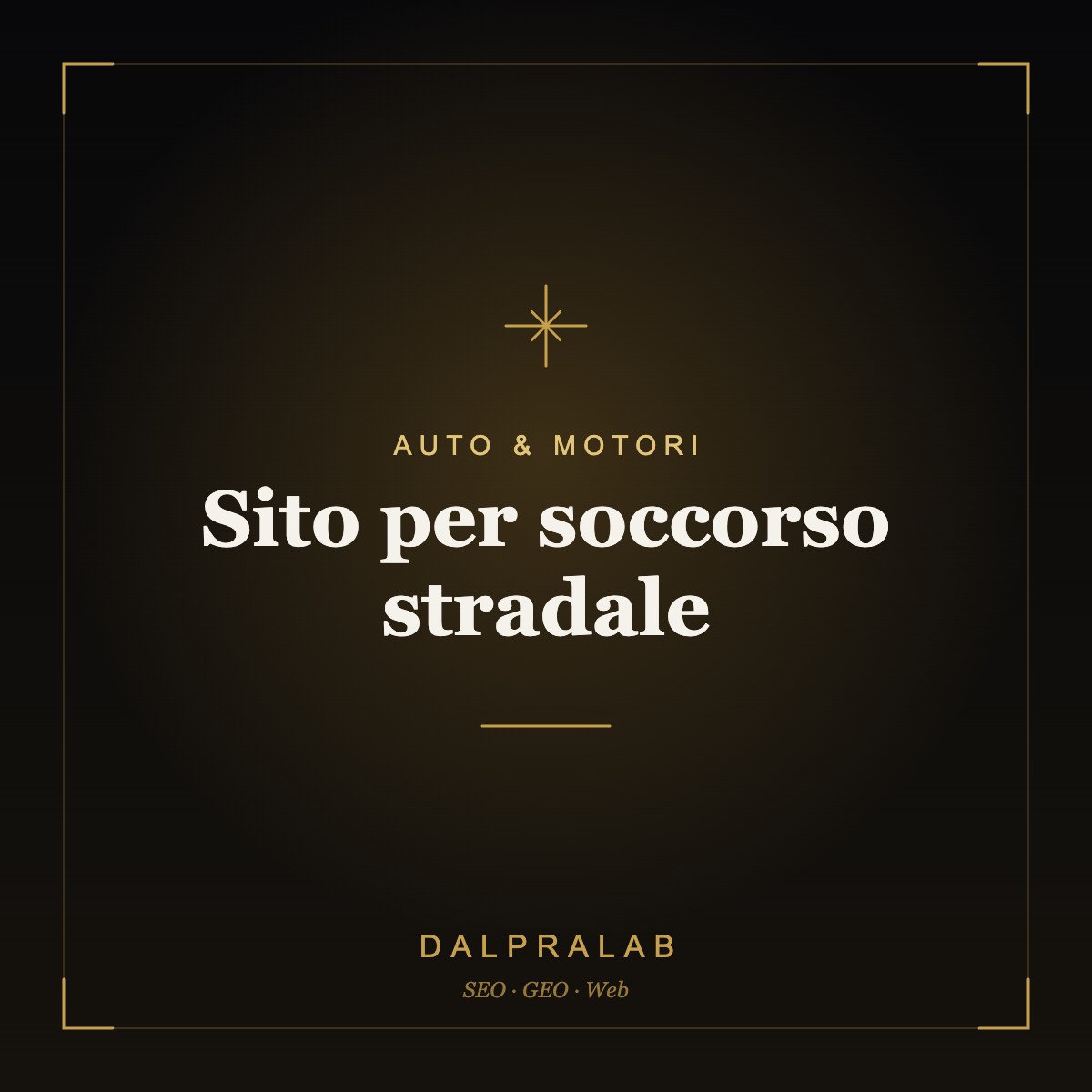 Sito per soccorso stradale | Dalpralab
