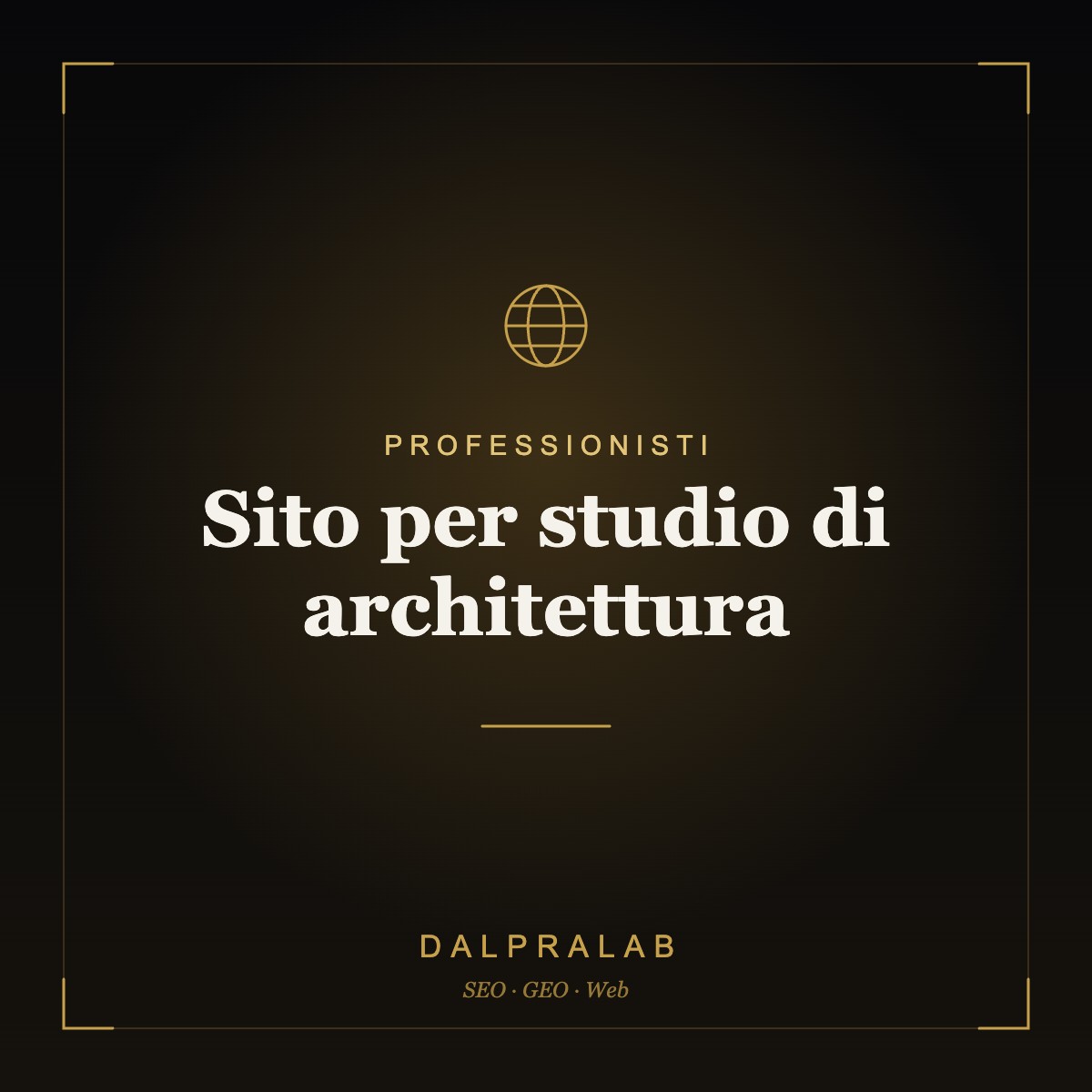 Sito per studio di architettura | Dalpralab