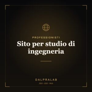 Sito per studio di ingegneria | Dalpralab