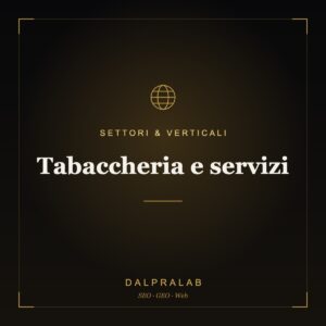 Sito per Tabaccheria e servizi | Dalpralab