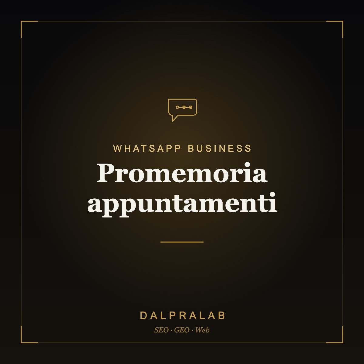Automazione WhatsApp Promemoria appuntamenti | Dalpralab