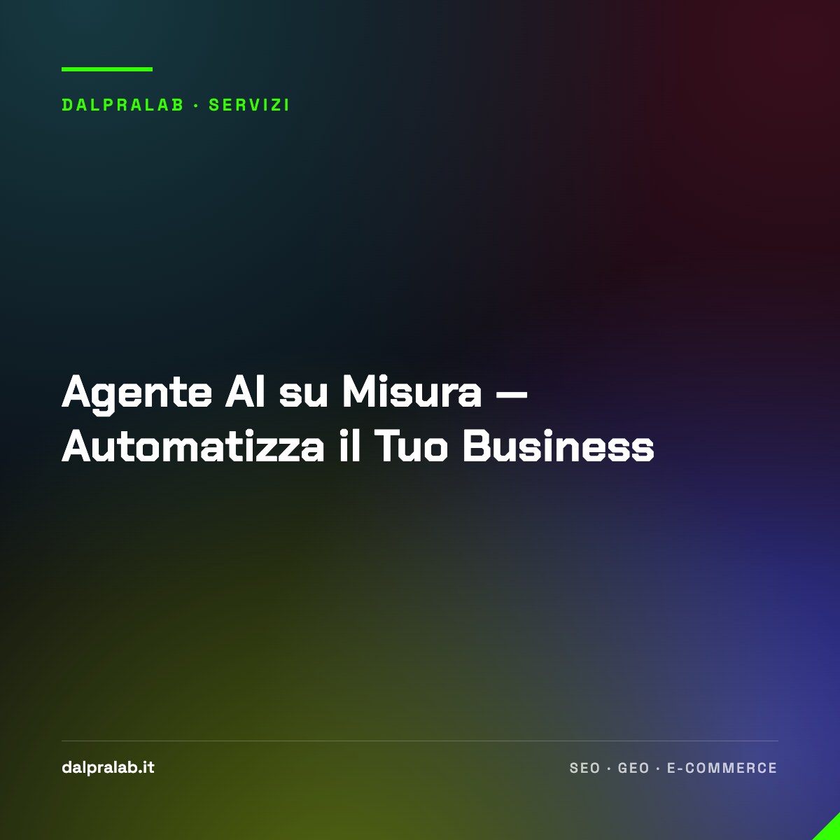 Agente AI su Misura — Automatizza il Tuo Business