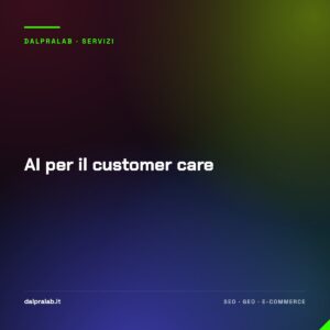 AI per il customer care