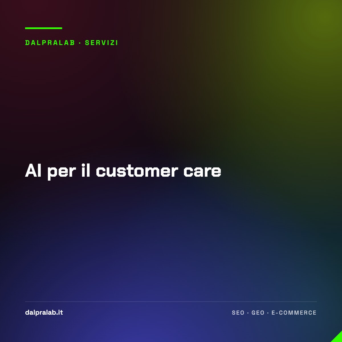 AI per il customer care