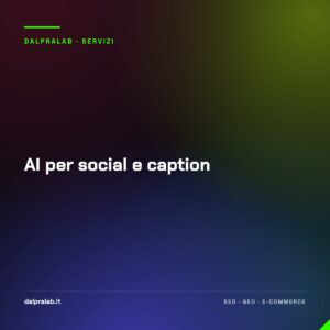 AI per social e caption