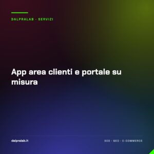 App area clienti e portale su misura