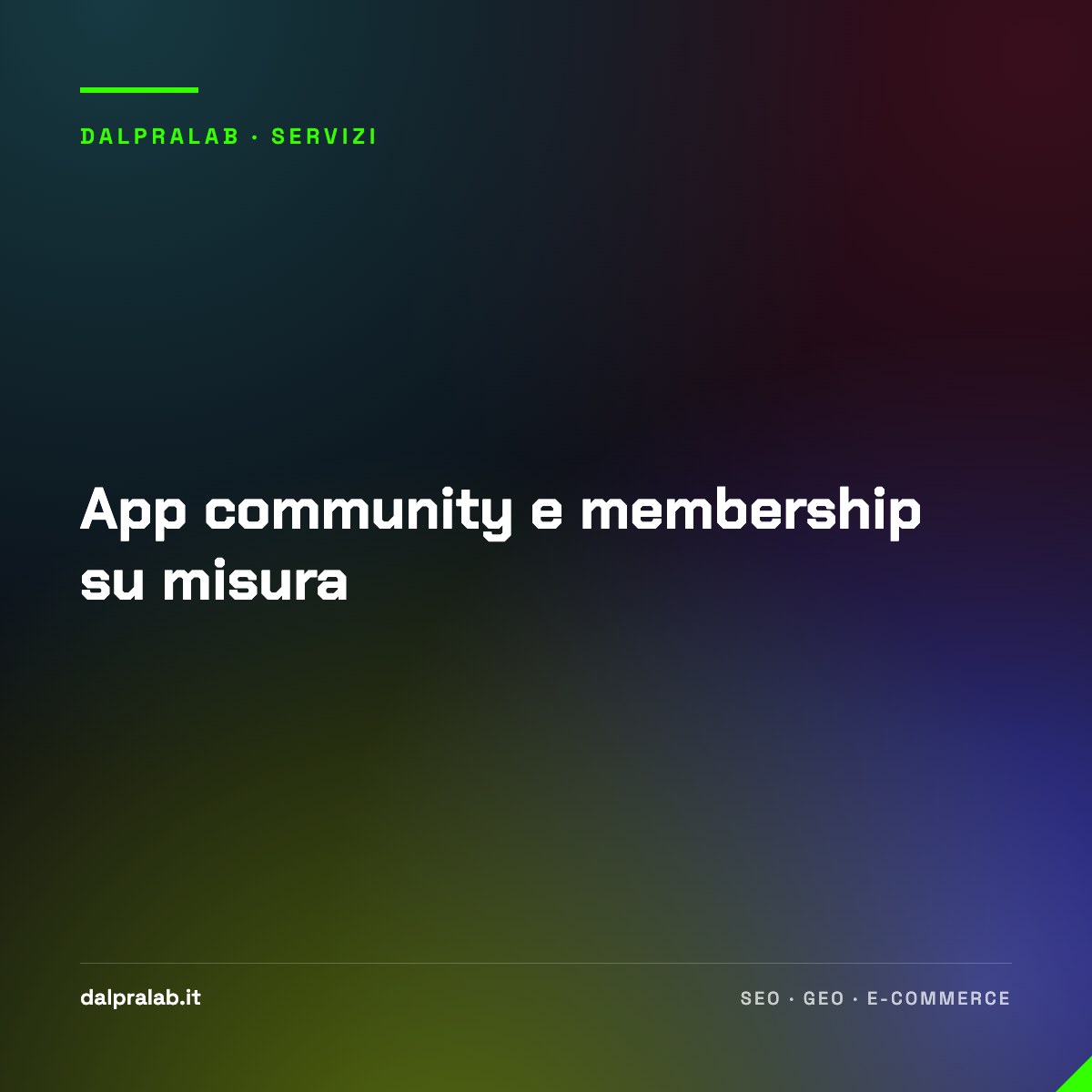 App community e membership su misura