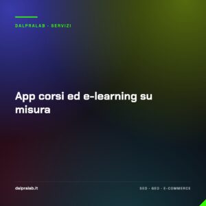 App corsi ed e-learning su misura