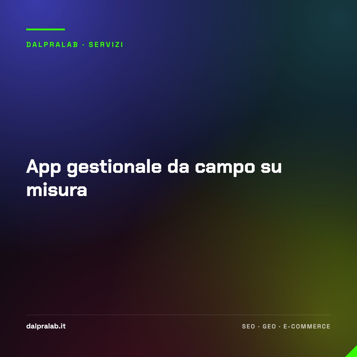 App gestionale da campo su misura