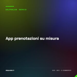 App prenotazioni su misura
