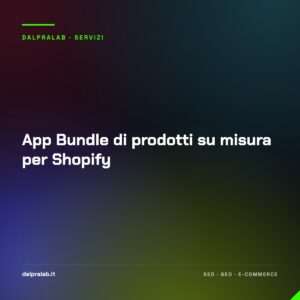 App Bundle di prodotti su misura per Shopify