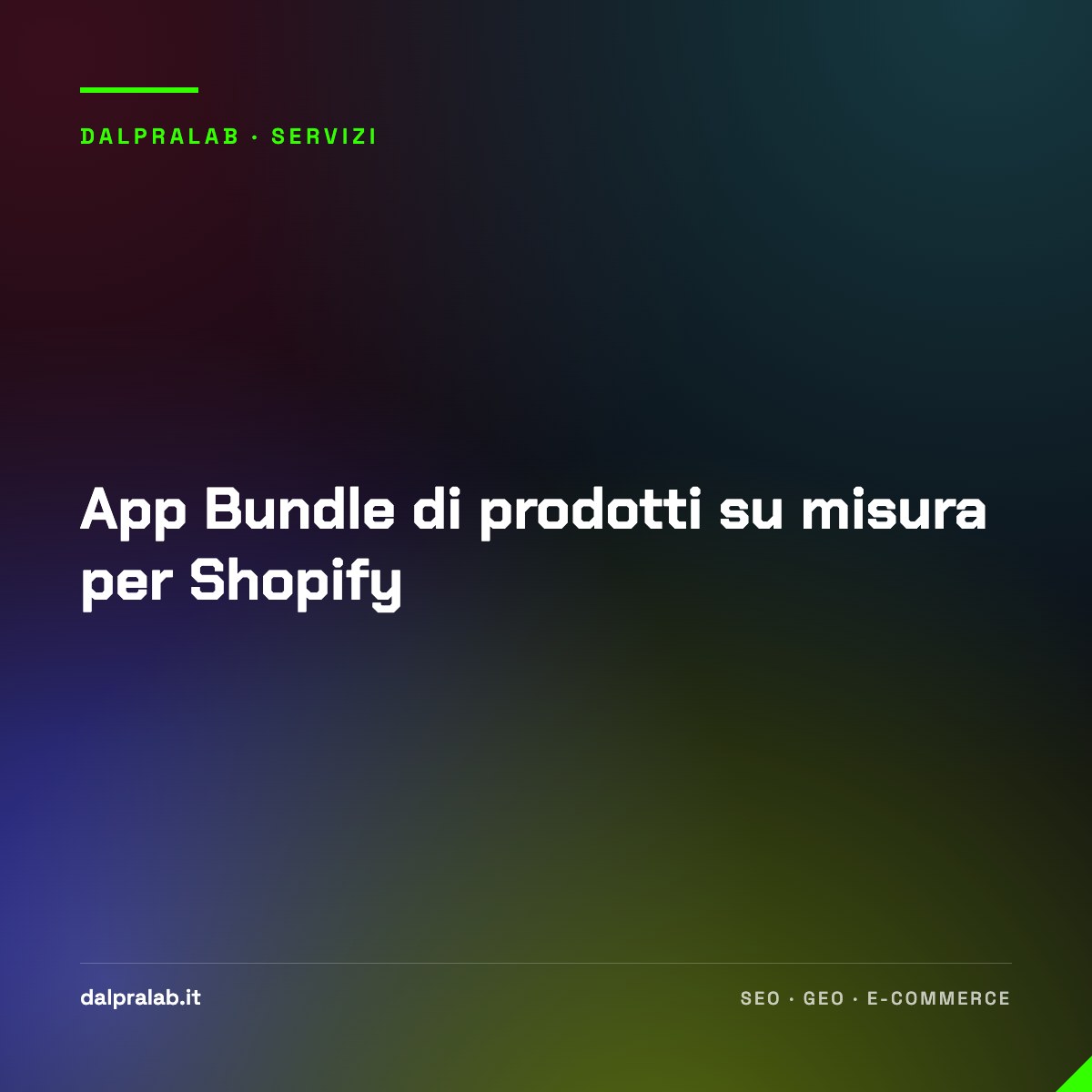 App Bundle di prodotti su misura per Shopify