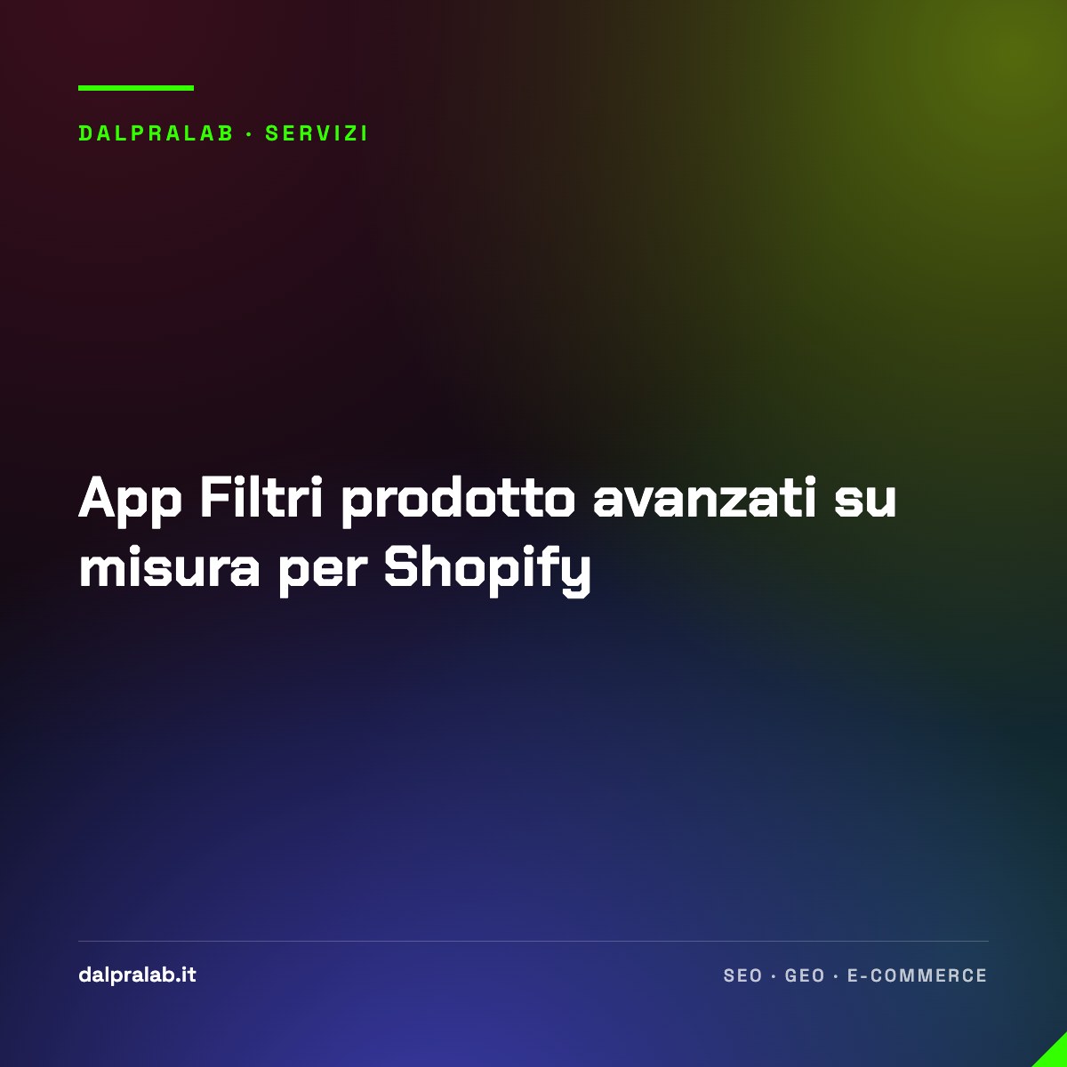 App Filtri prodotto avanzati su misura per Shopify