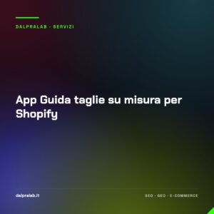 App Guida taglie su misura per Shopify