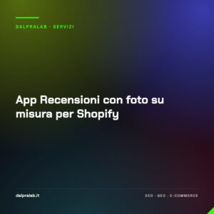 App Recensioni con foto su misura per Shopify