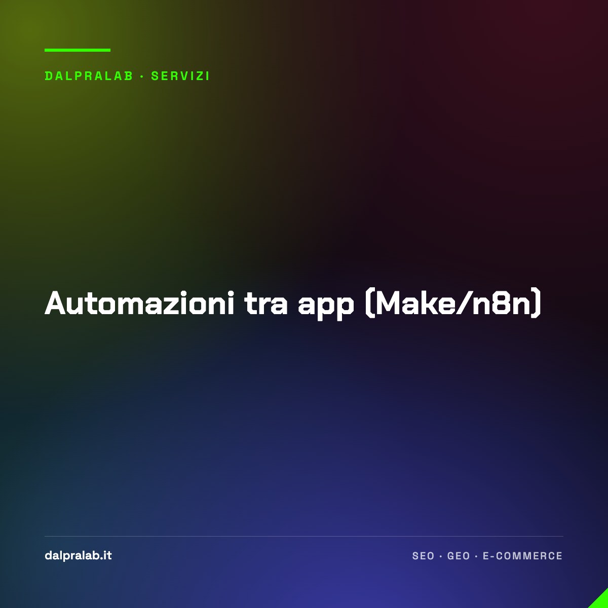 Automazioni tra app (Make/n8n)