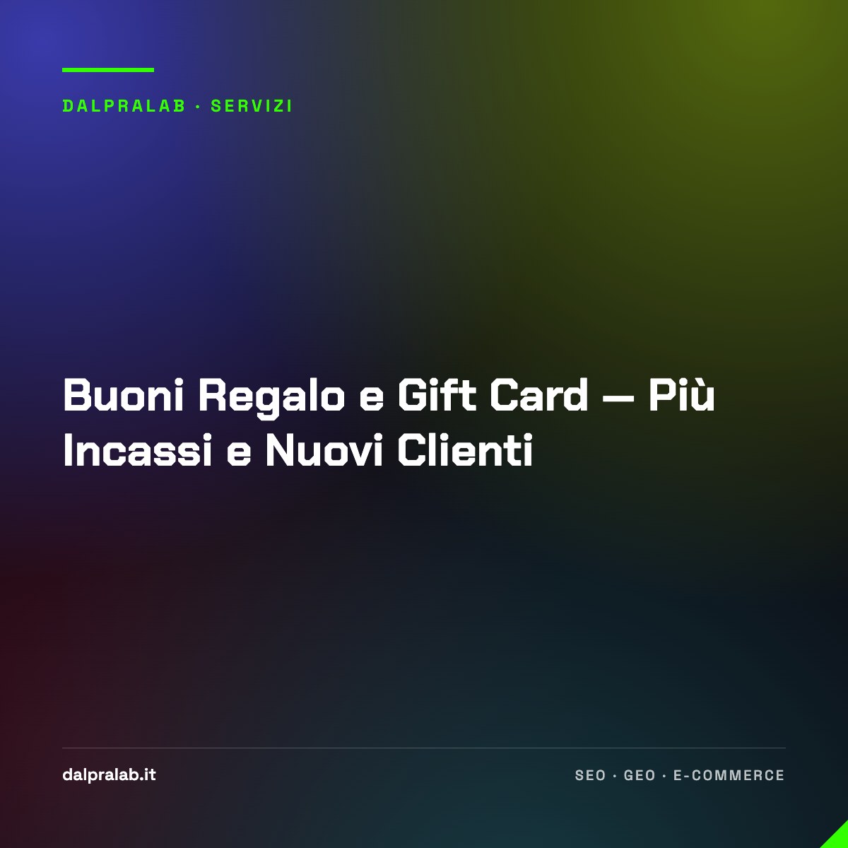 Buoni Regalo e Gift Card — Più Incassi e Nuovi Clienti