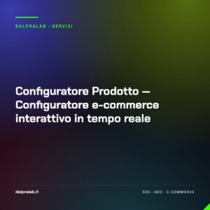 Configuratore Prodotto — Configuratore e-commerce interattivo in tempo reale