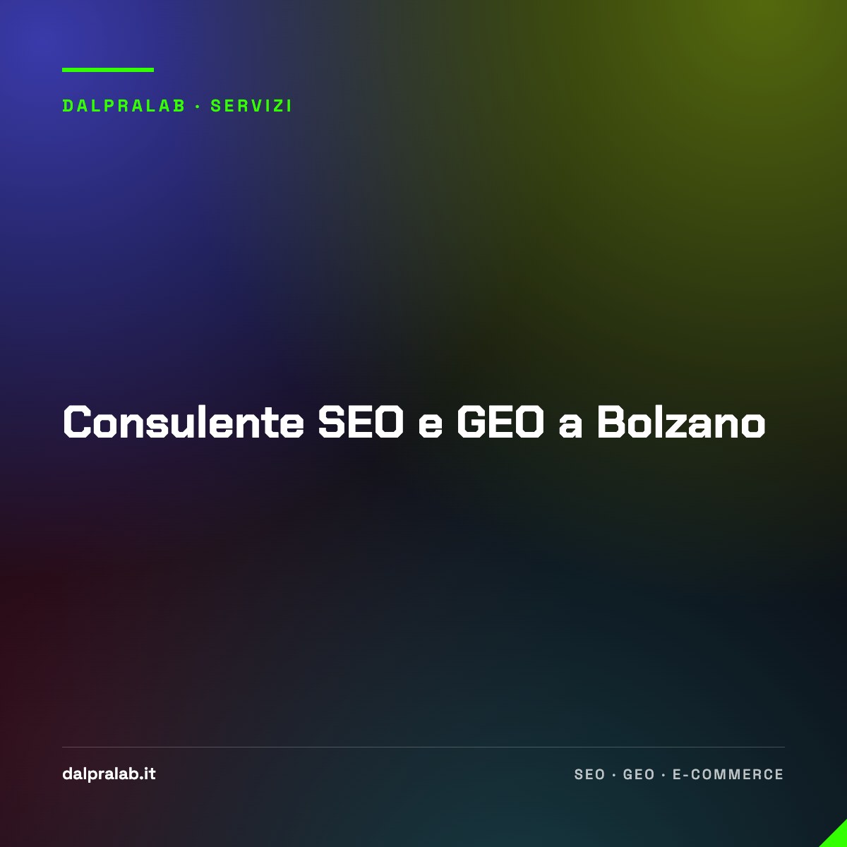 Consulente SEO e GEO a Bolzano
