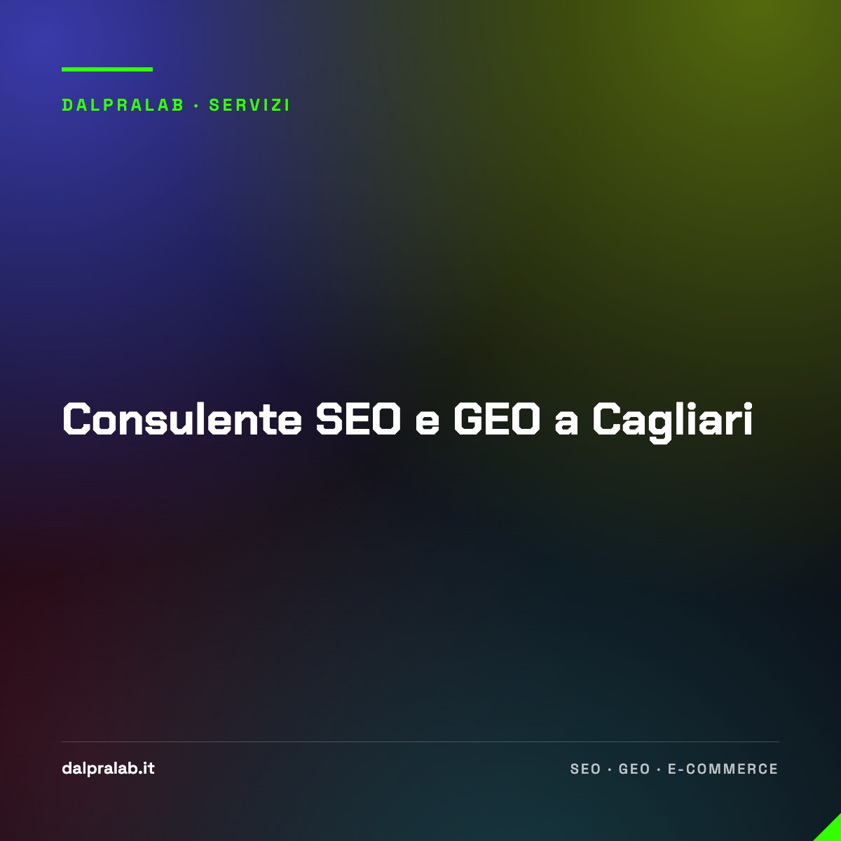Consulente SEO e GEO a Cagliari