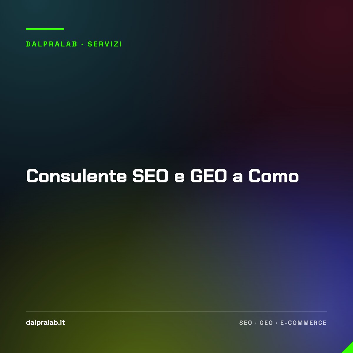 Consulente SEO e GEO a Como