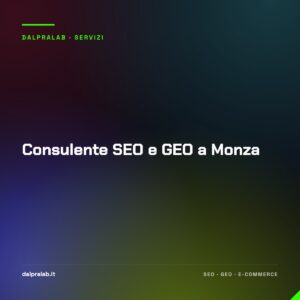 Consulente SEO e GEO a Monza
