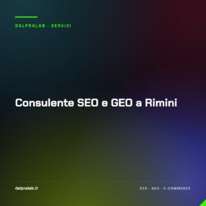 Consulente SEO e GEO a Rimini