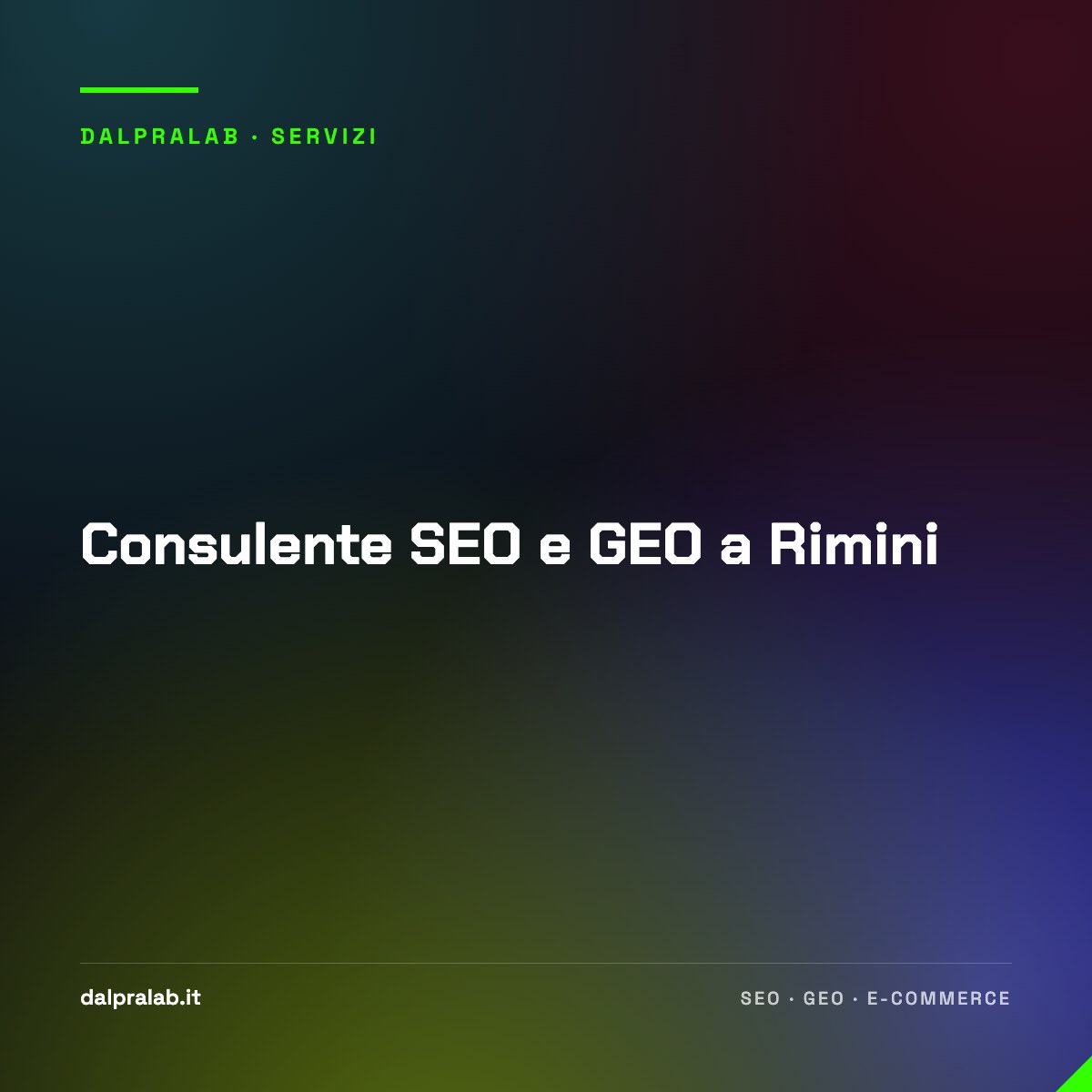 Consulente SEO e GEO a Rimini